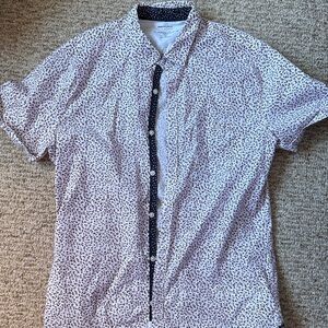 Paper Denim & Cloth White and purple floral Casual Shirt